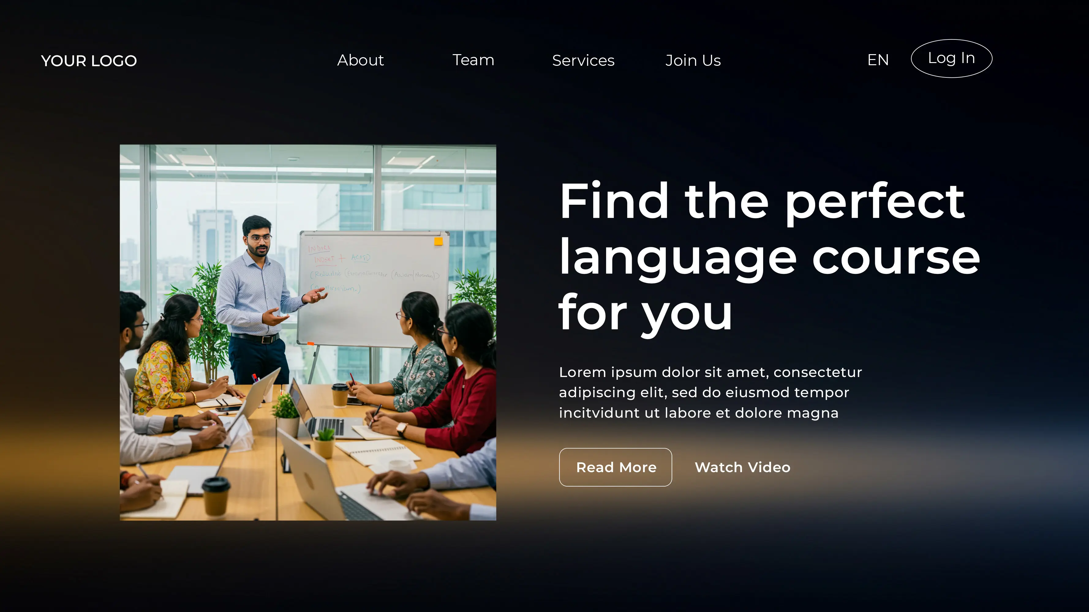 Professional E-learning Website Template