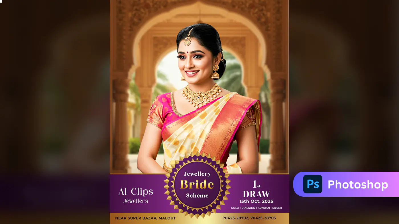 Bridal Jewelry Promotion Template