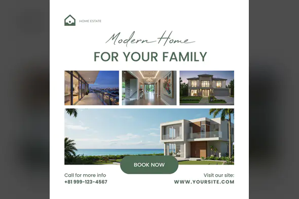 Luxury Real Estate Social Media Template