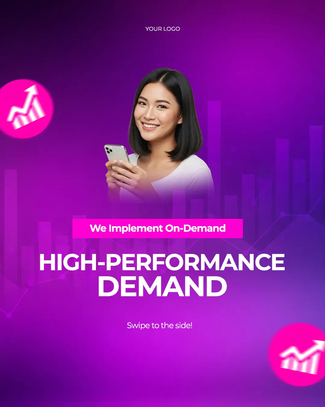 Corporate Performance & Growth Ad Template