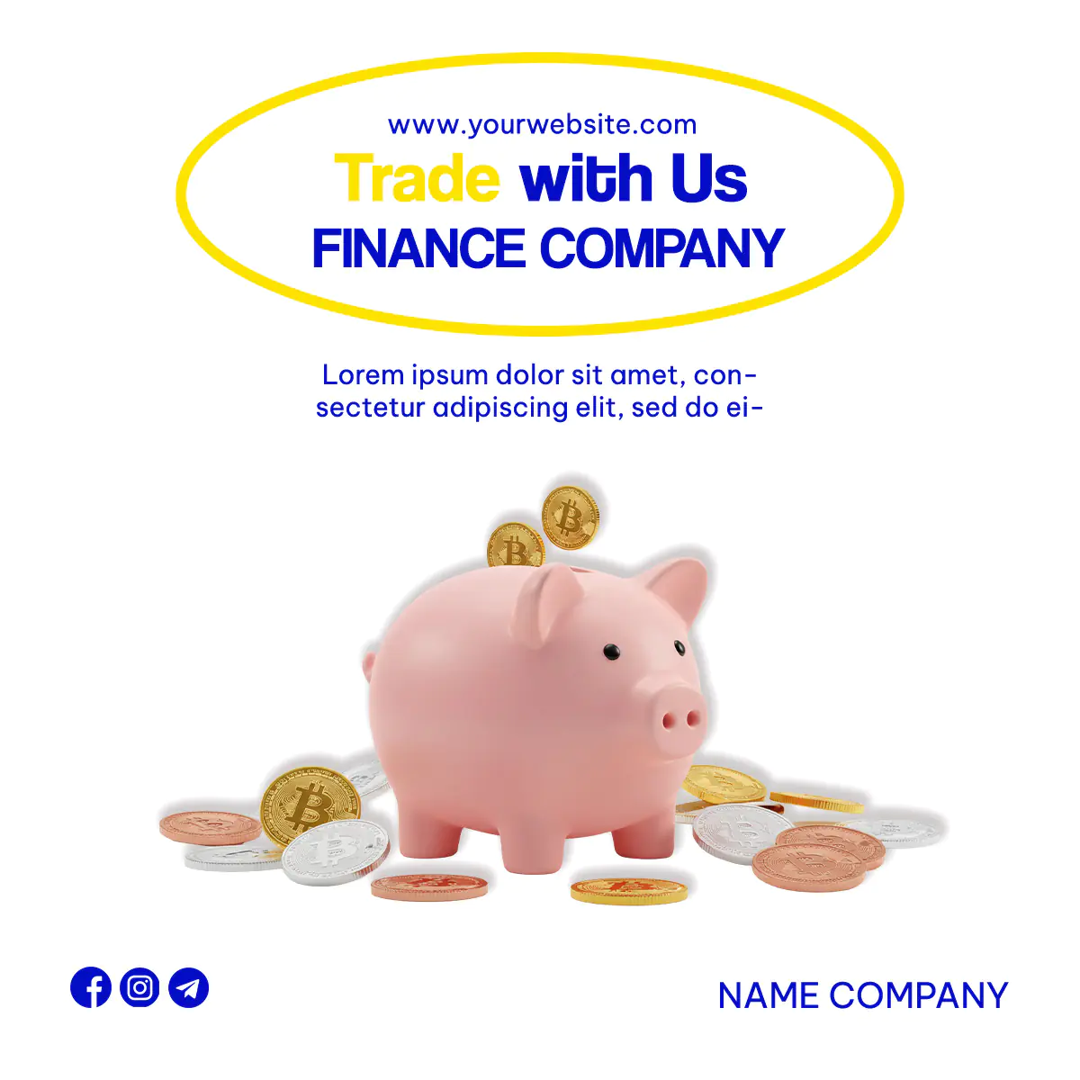 Finance Company Trading Promo Template