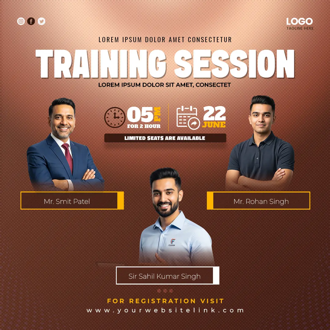 Professional Training Session Announcement Template