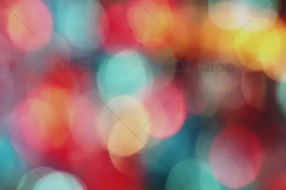 Bright Red, Blue, and Yellow Bokeh Lights for Festive Motion Graphics