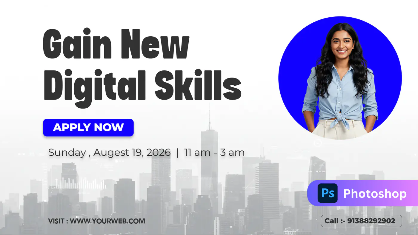 Digital Skills Workshop Promotional Banner
