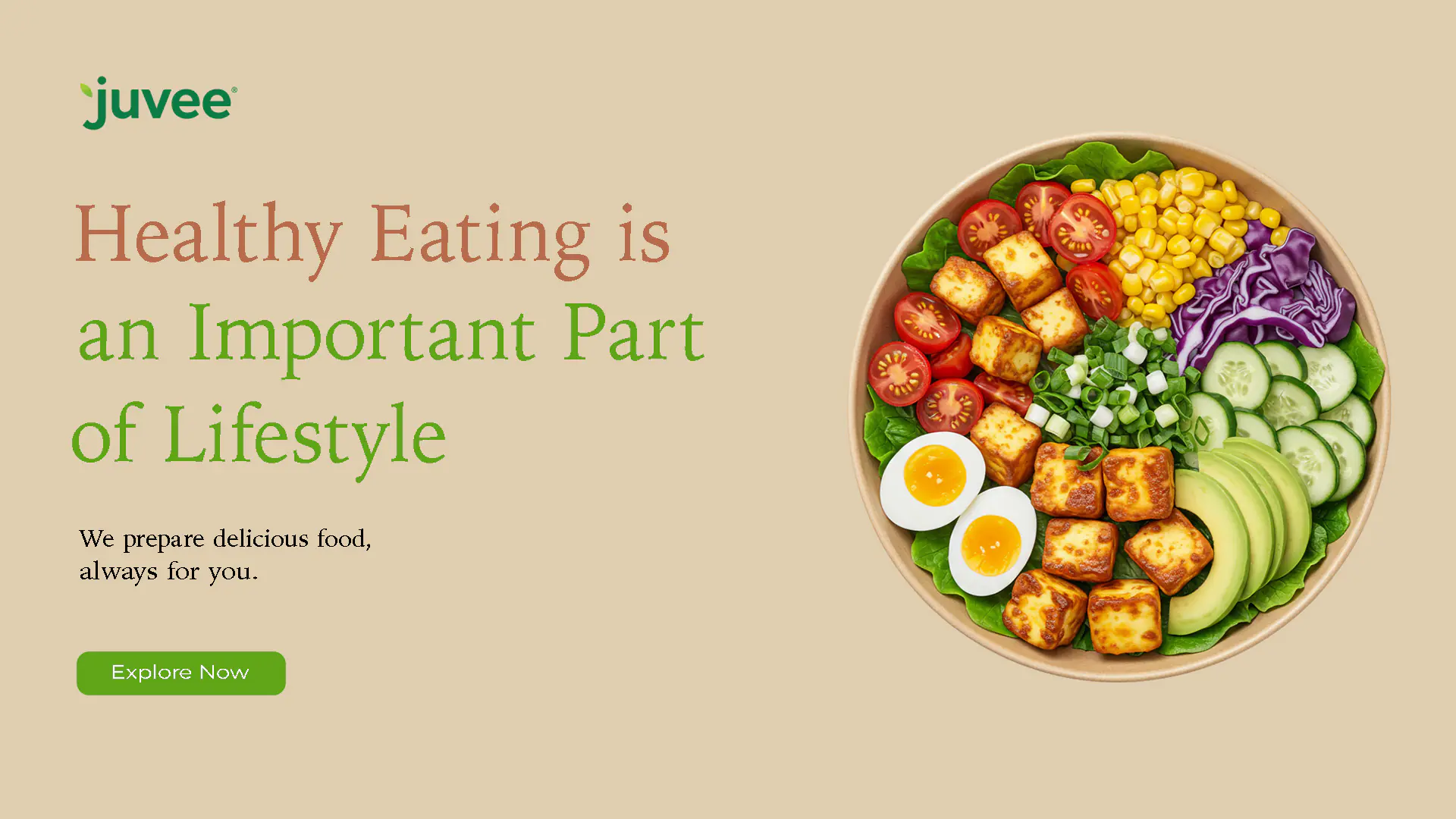 Juvee Healthy Eating Promotion Template