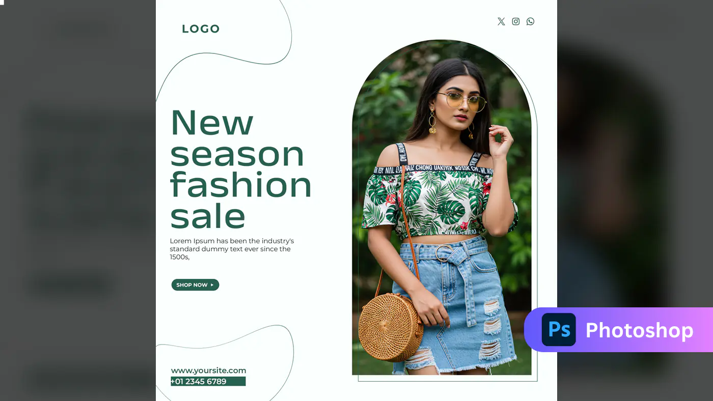 Tropical Fashion Sale Template