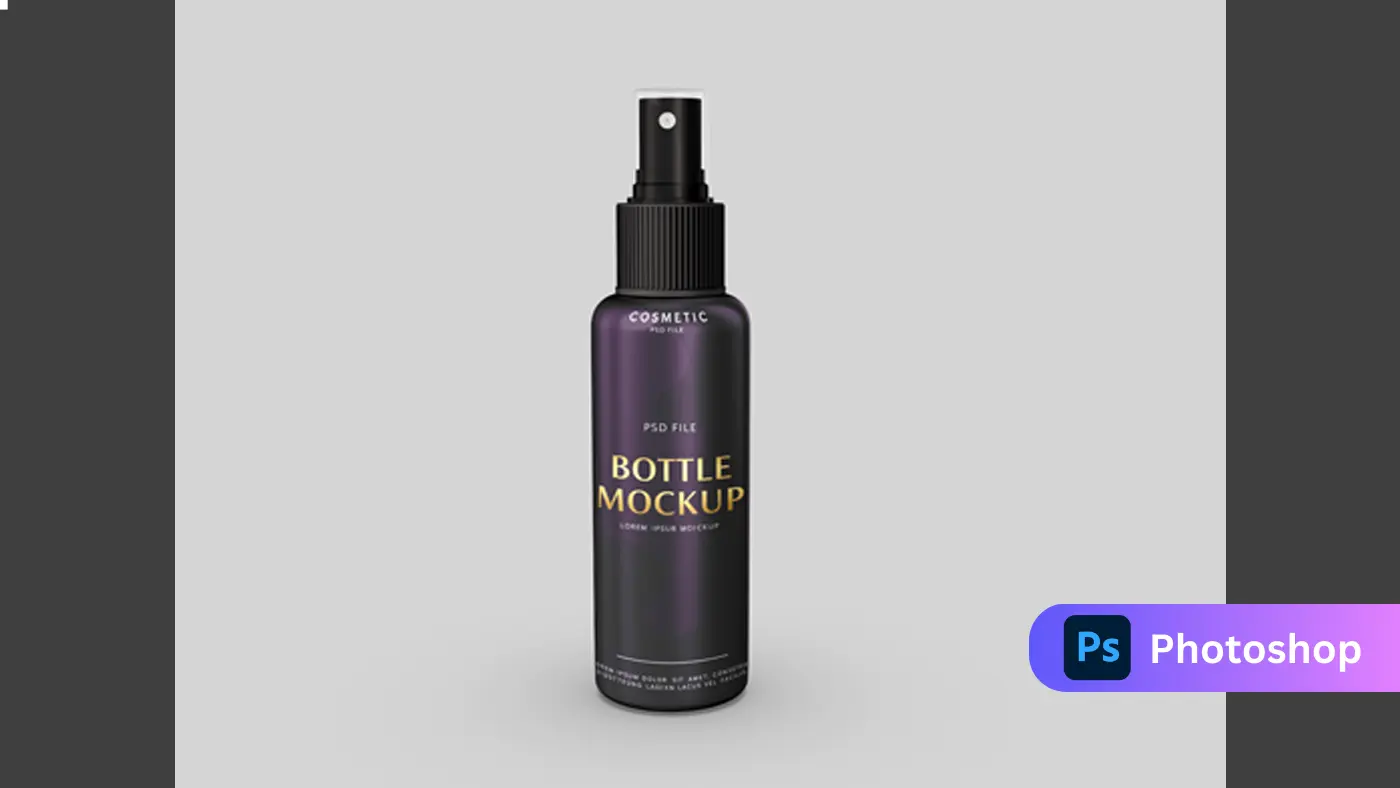 Luxury Spray Bottle Mockup