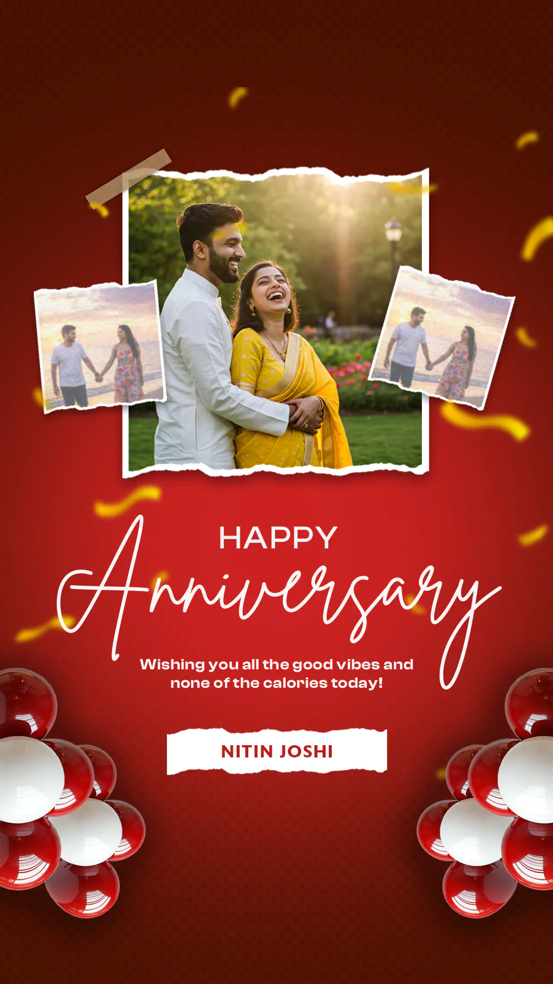 Customizable Anniversary Greeting Template