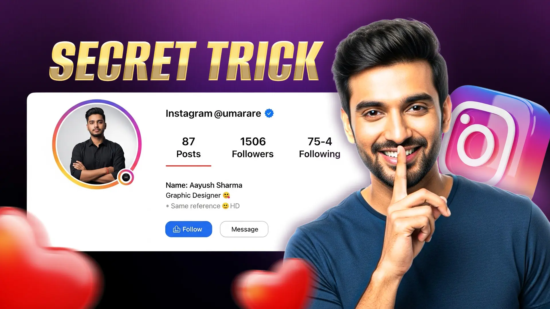 Instagram Growth Secret Template