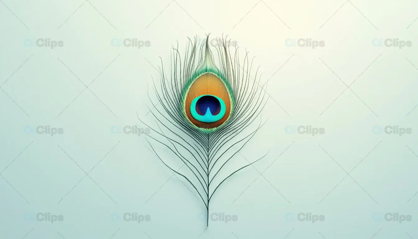 Elegant Peacock Feather Design