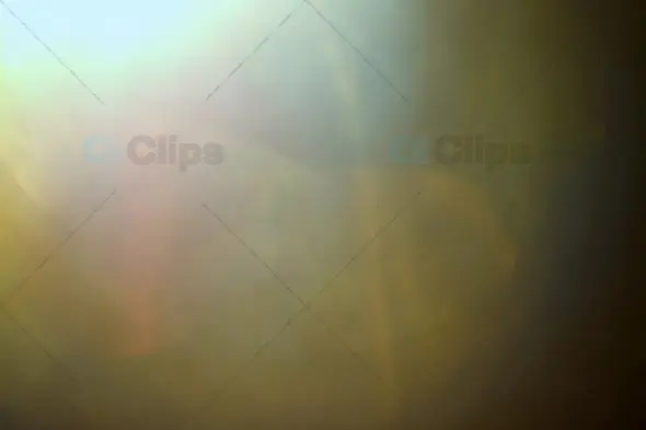 Bright Yellow and Green Light Leak with Soft Glow