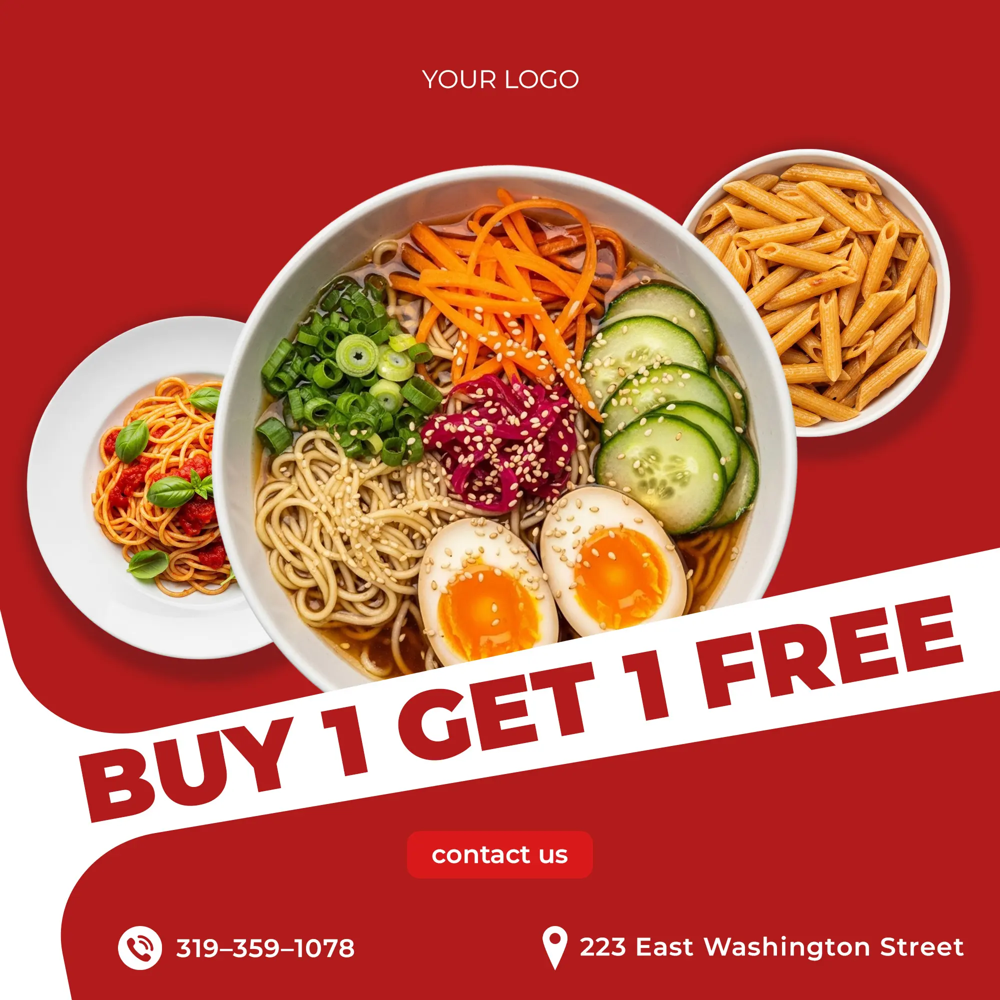 Restaurant Food Deal Social Media Template