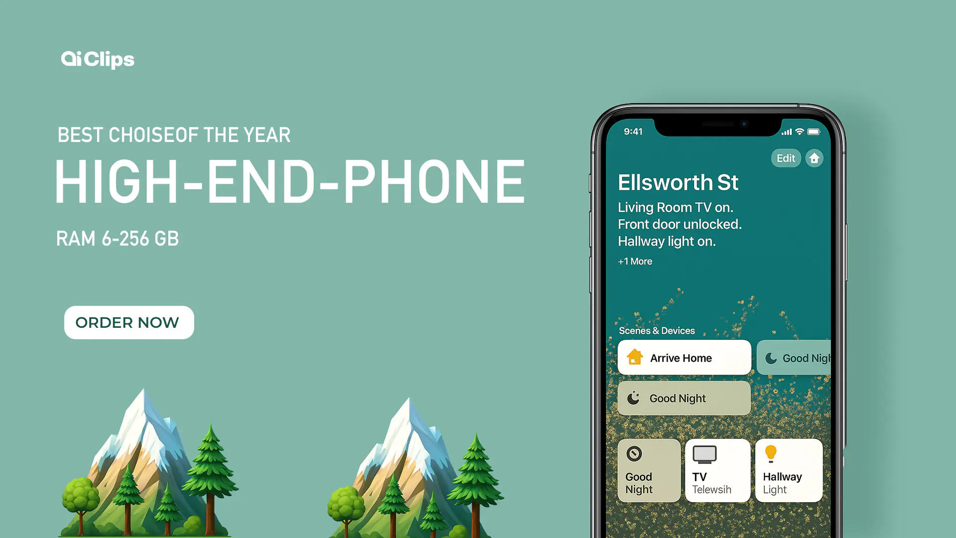 Enhanced High-End Smartphone Advertisement Template