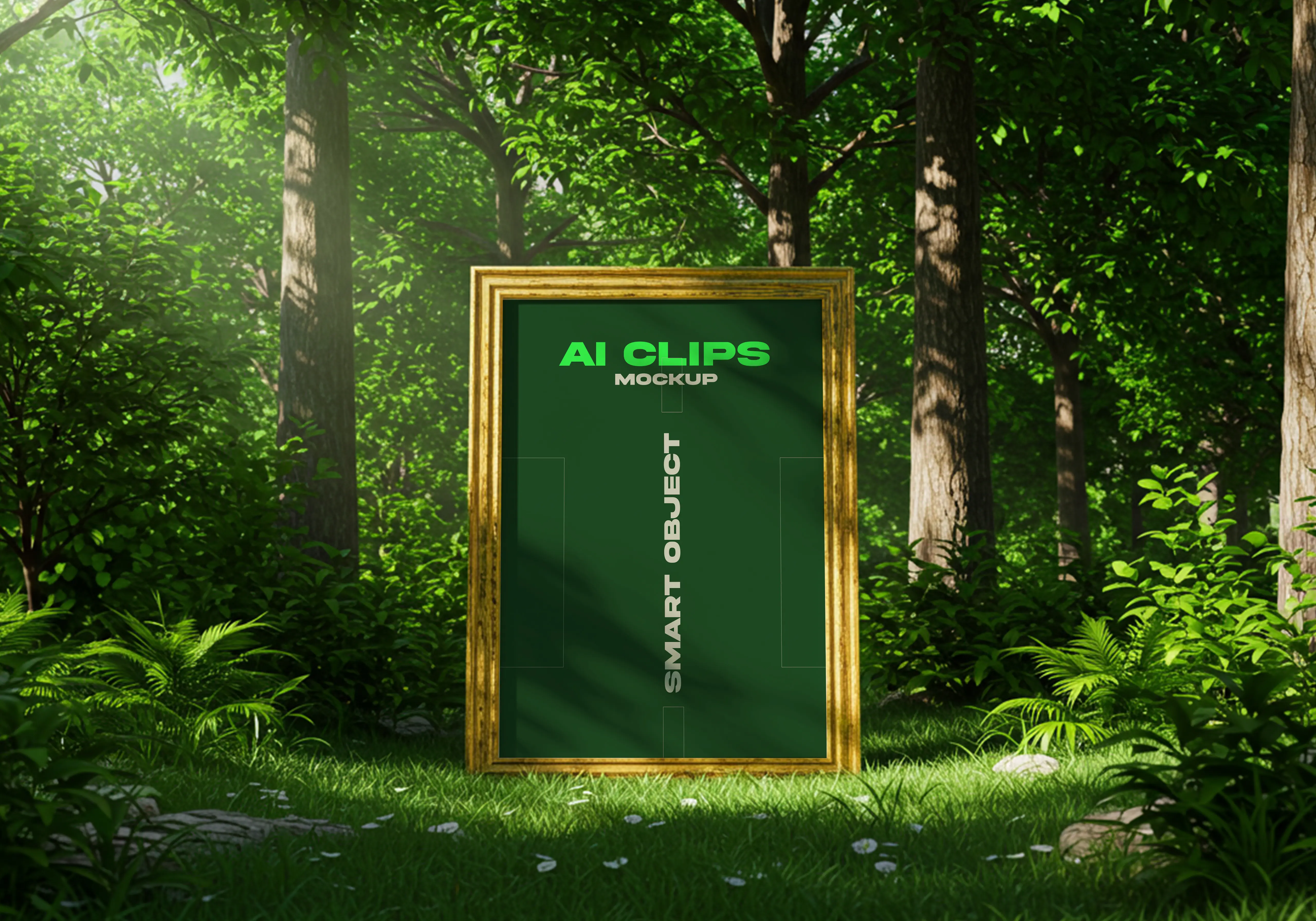 Nature-Inspired Photoshop Frame Mockup Template