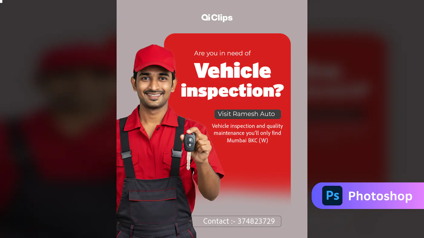 Vehicle Inspection Service PSD Template