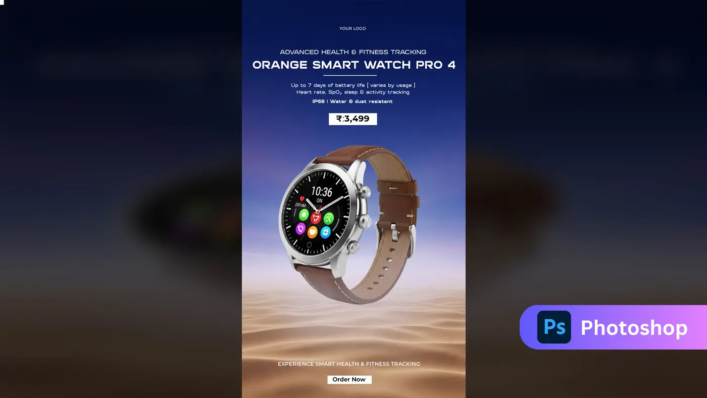 Wearable Technology Ad Template
