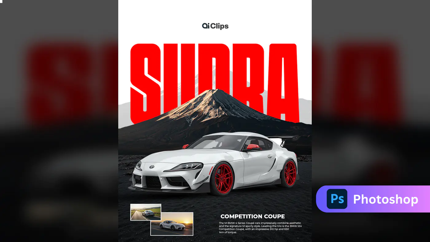 Toyota Supra Promotional Template