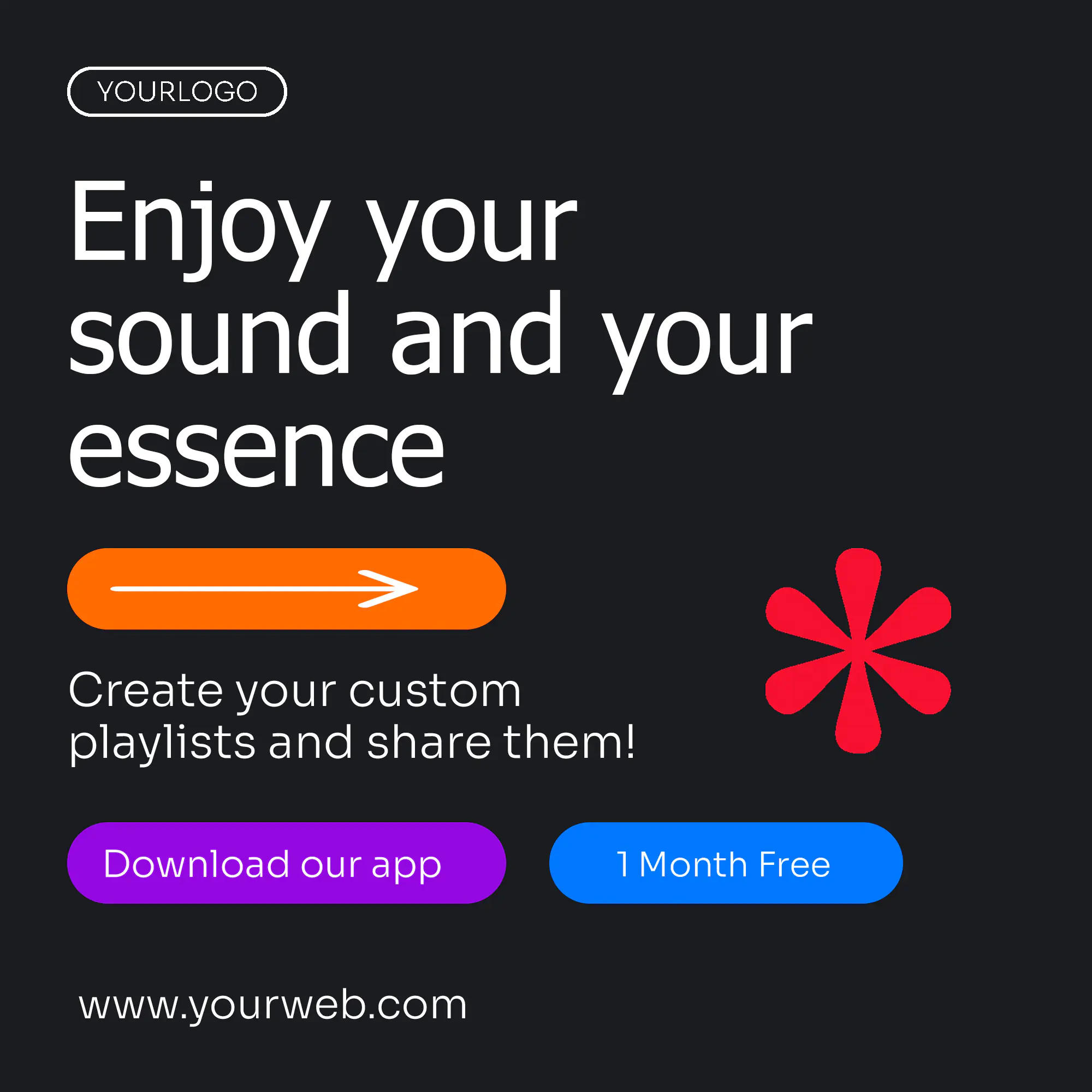 Music App Promotion Template