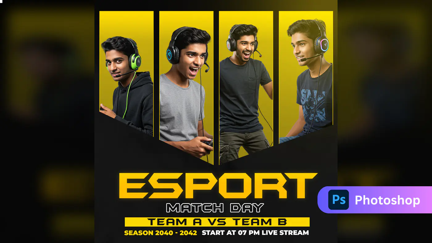 Esports Match Day Promo Template
