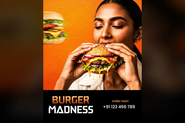 Fast Food Restaurant Advertisement Template