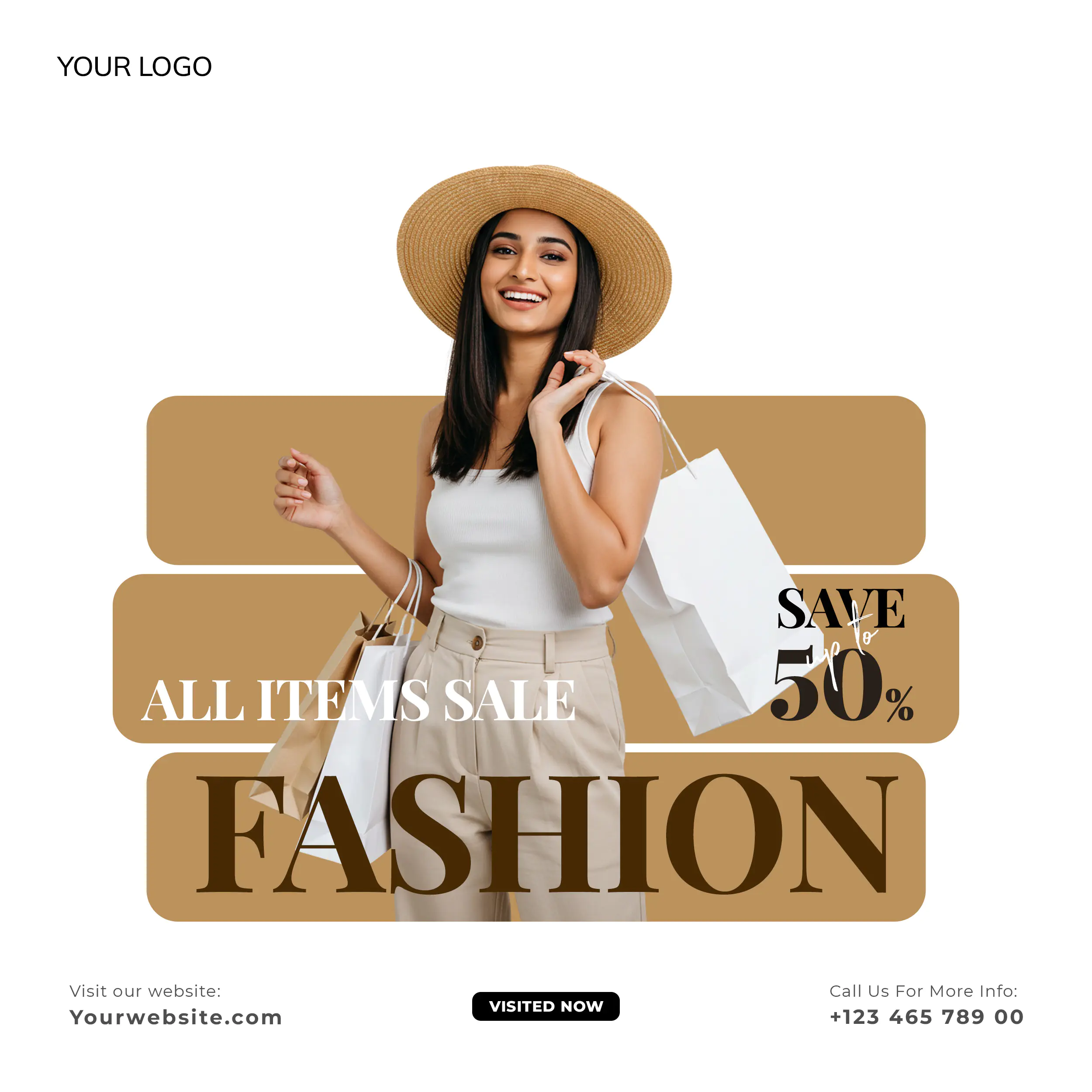 Elegant Fashion Sale Promo Template
