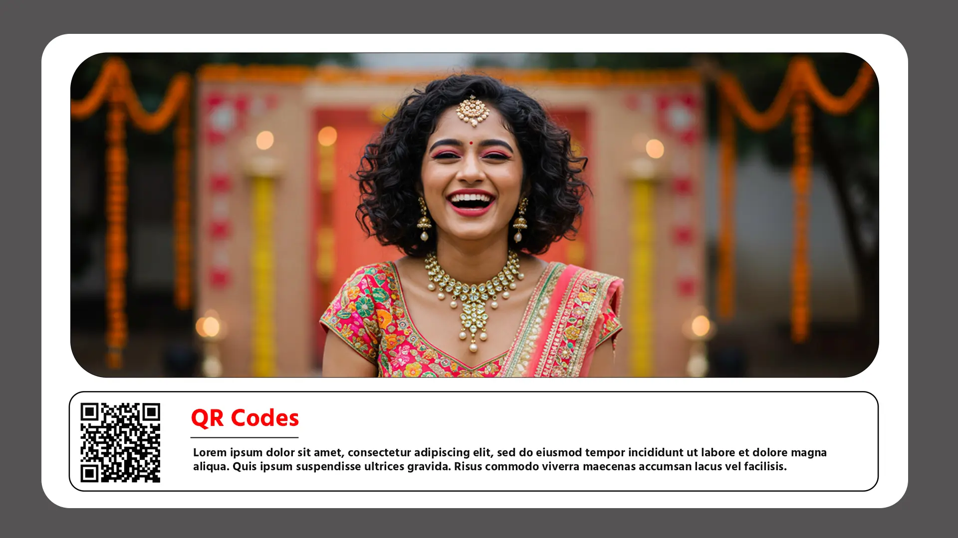Customizable Web Links QR Code Template for Promotions