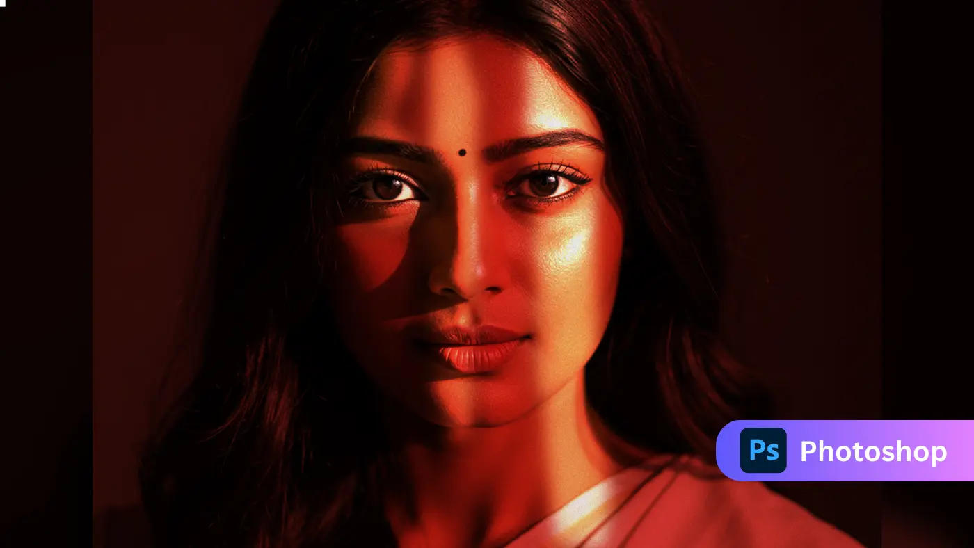 Elegant Portrait Photoshop Template for Stunning Edits