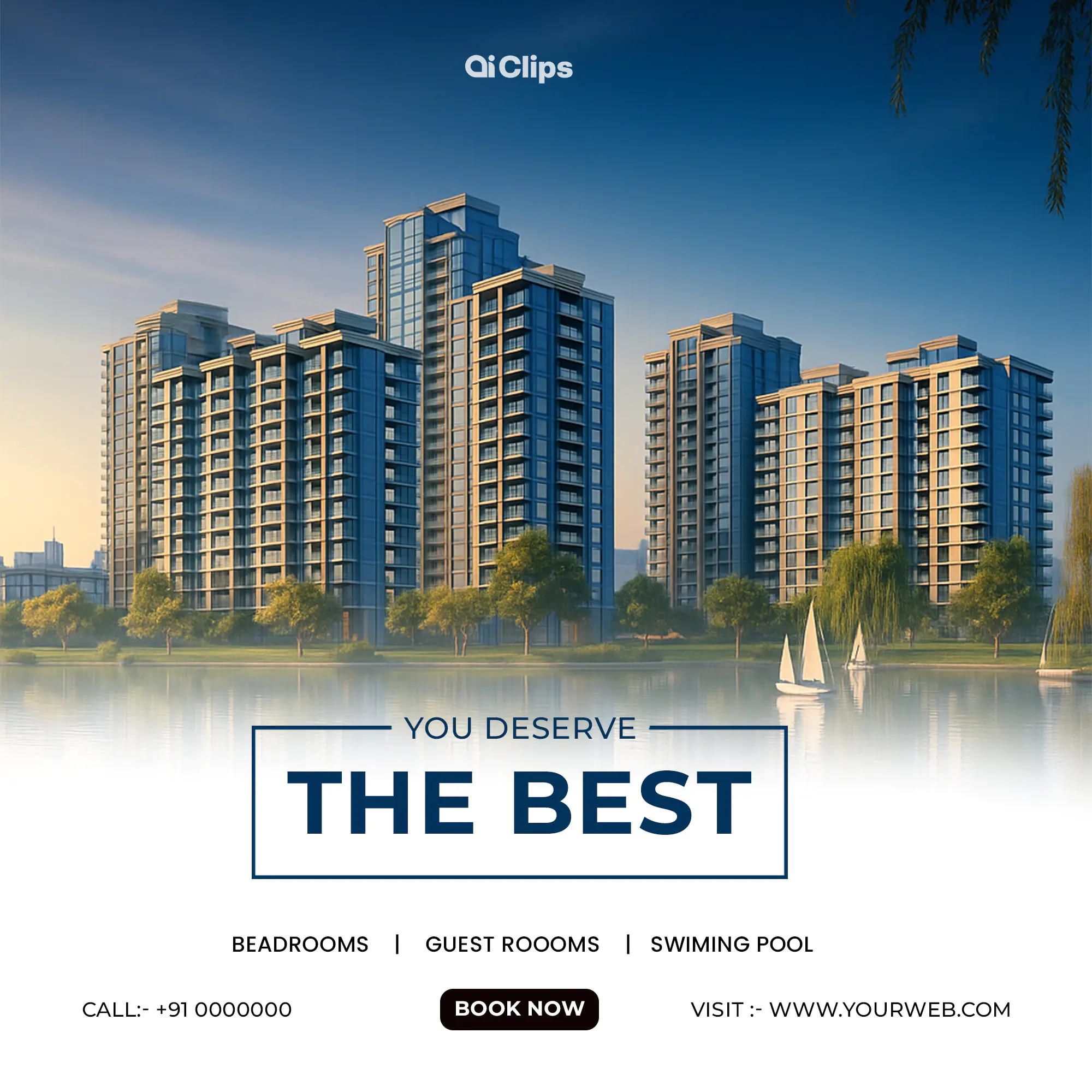 Modern Urban Apartment Advertisement