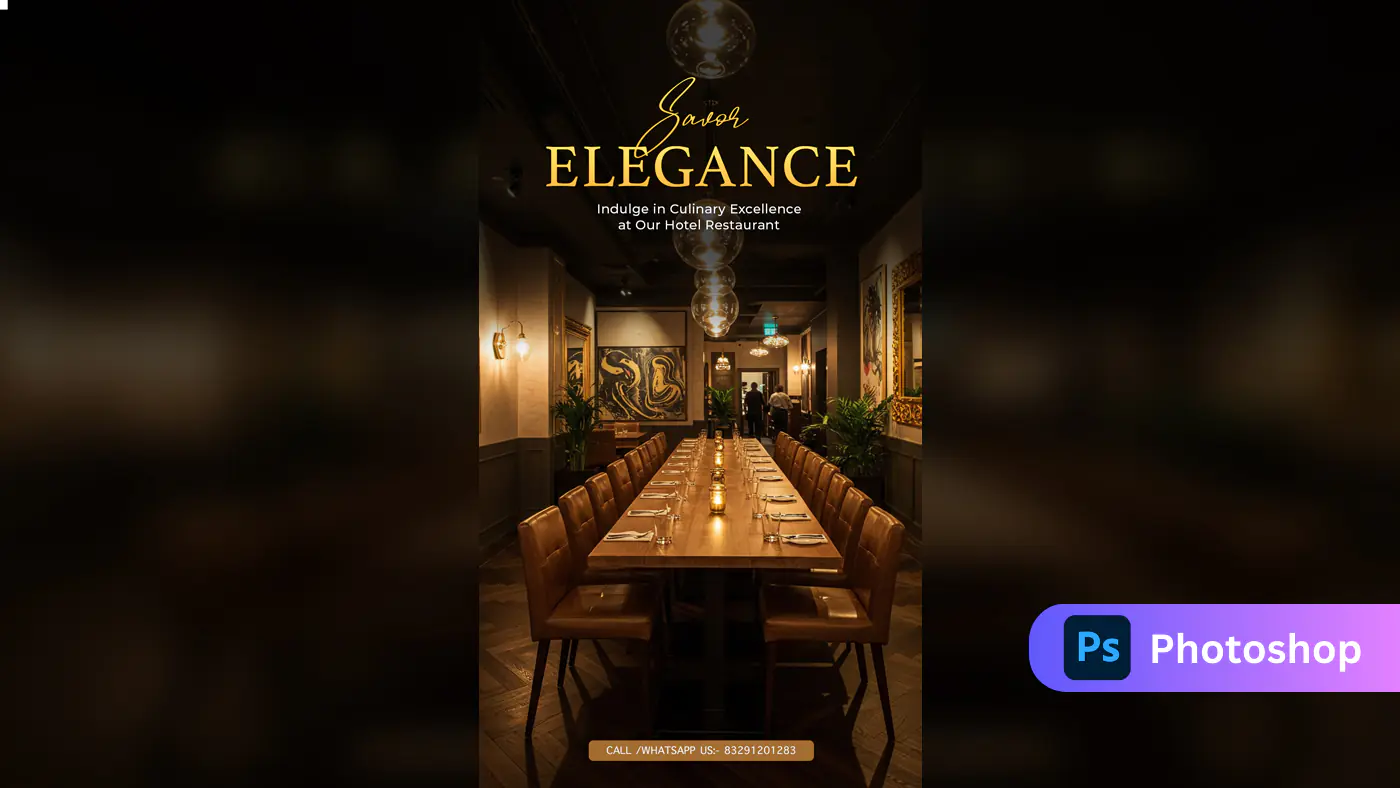 Enhanced Luxurious Hotel Restaurant Promo Template