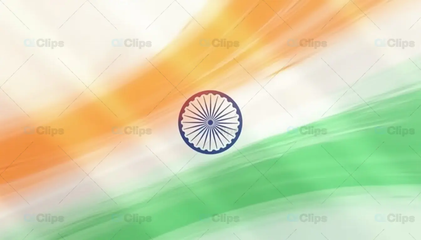 Indian Flag Abstract Design