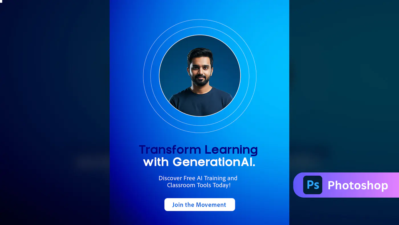 AI Education Promo Banner Template
