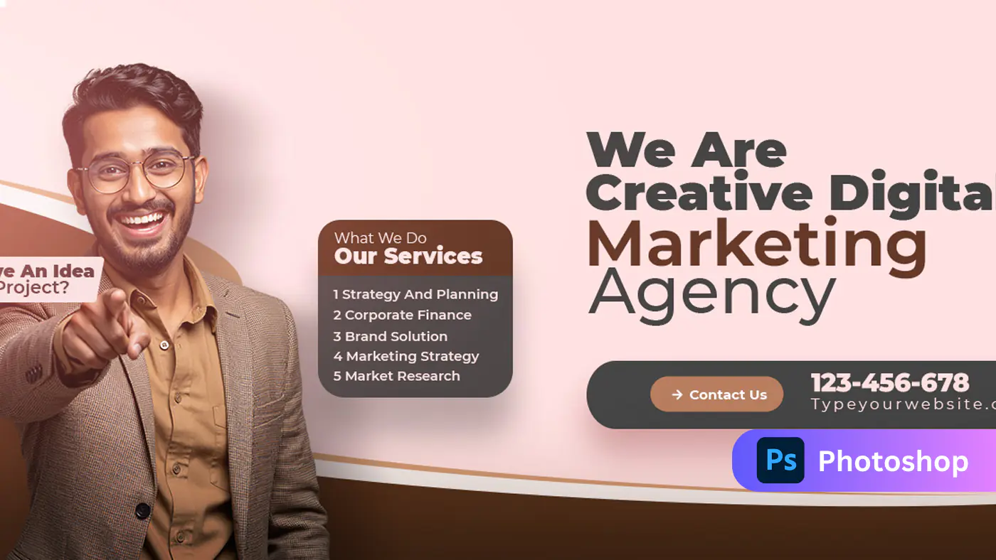 Digital Marketing Agency Banner Template