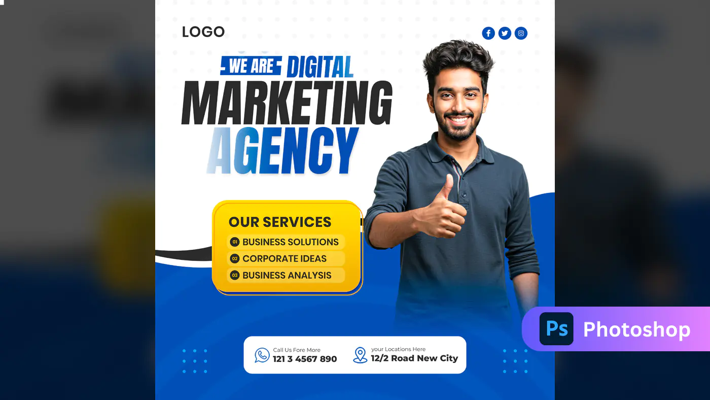Digital Marketing Agency Promotional Template
