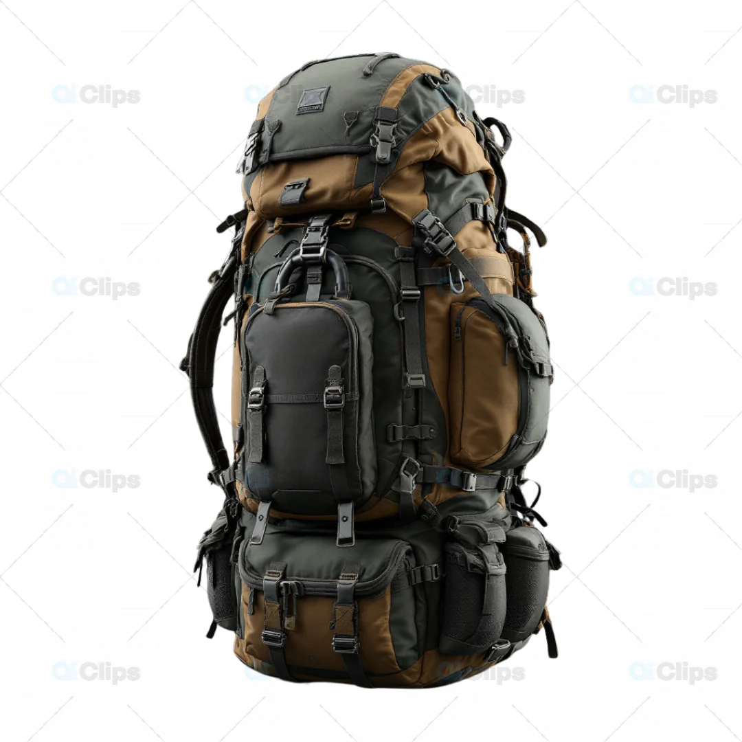 Outdoor Expedition Backpack 3D Model