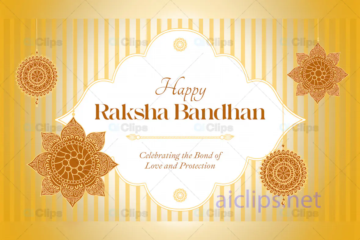 Raksha Bandhan Greeting Card PSD Template