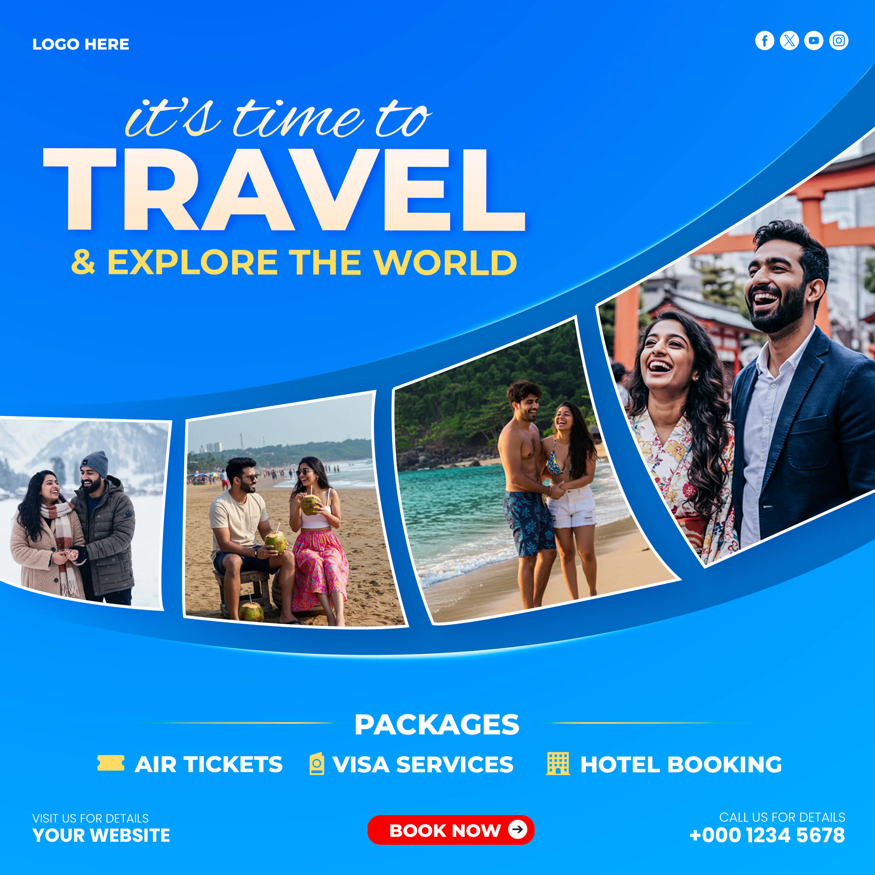 Travel Agency Social Media Template