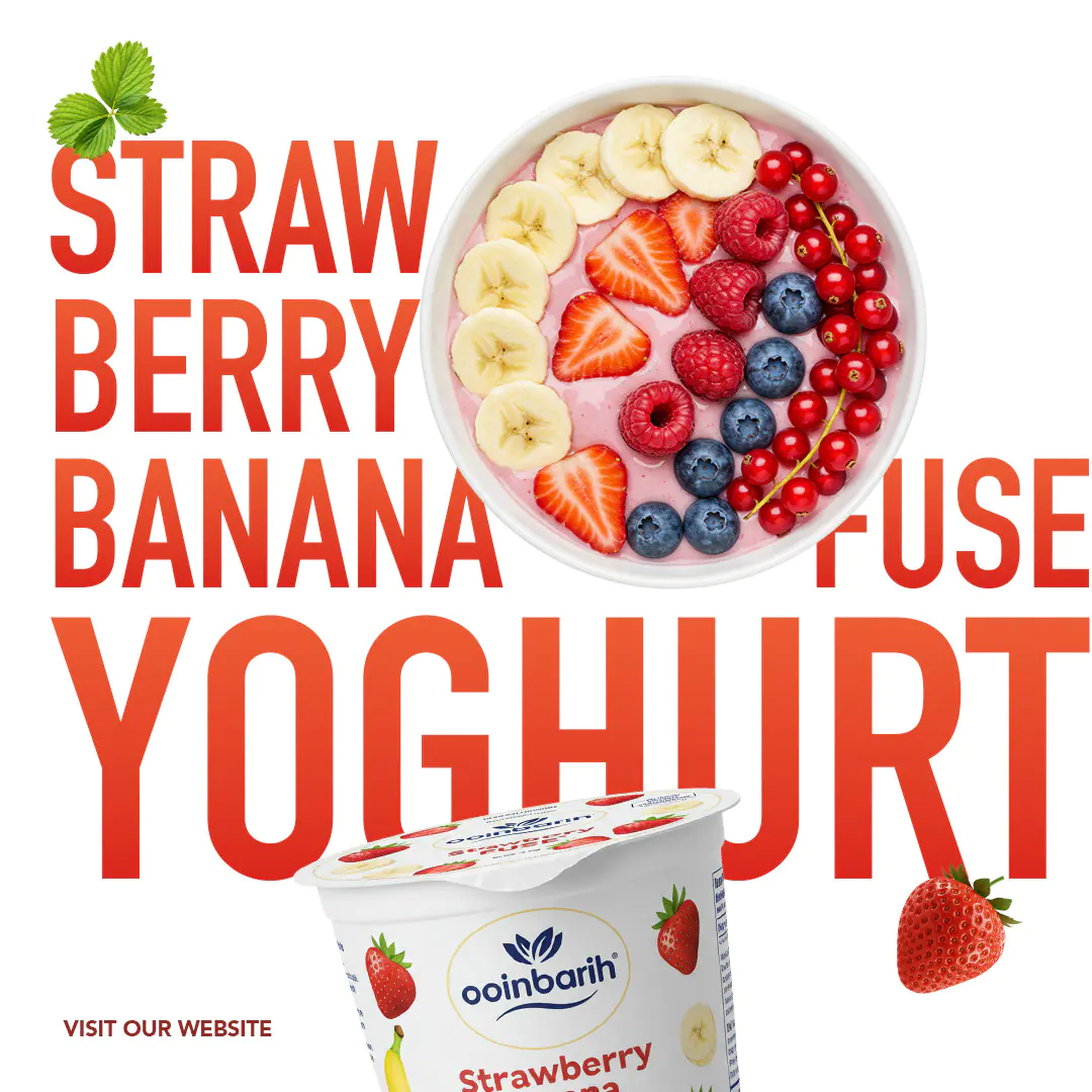 Enhanced Fruity Yogurt Ad Template