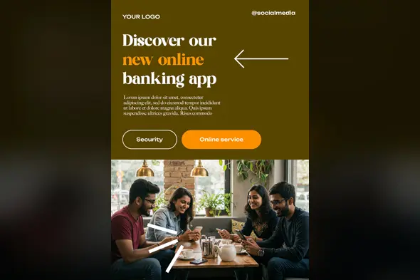 Fintech App Promotion Social Media Story