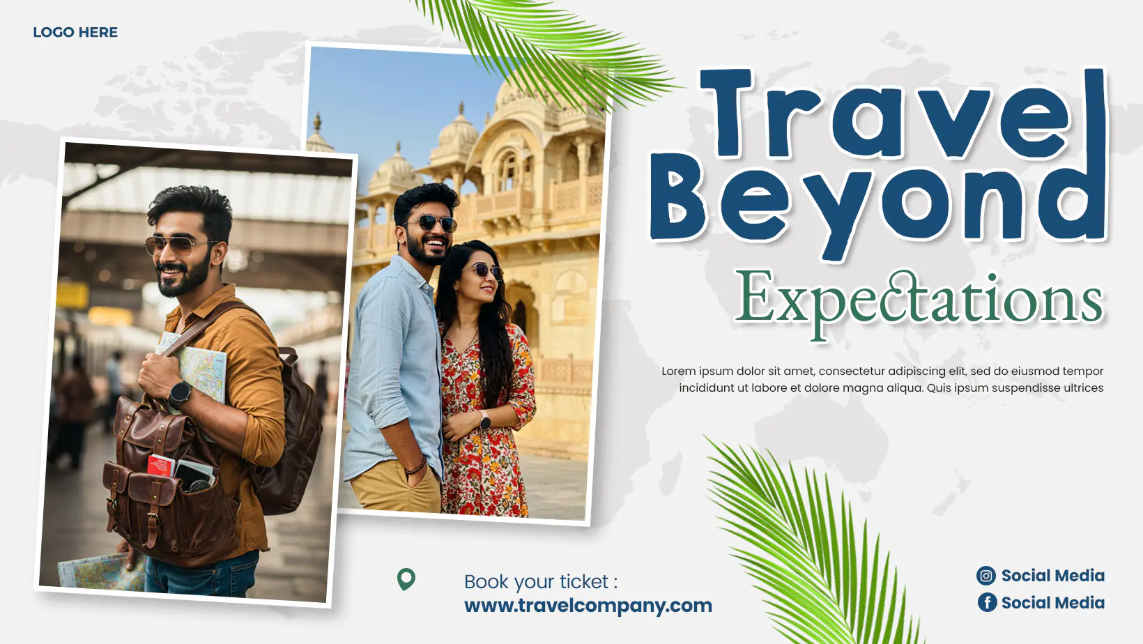India Travel Adventure Promotional Template