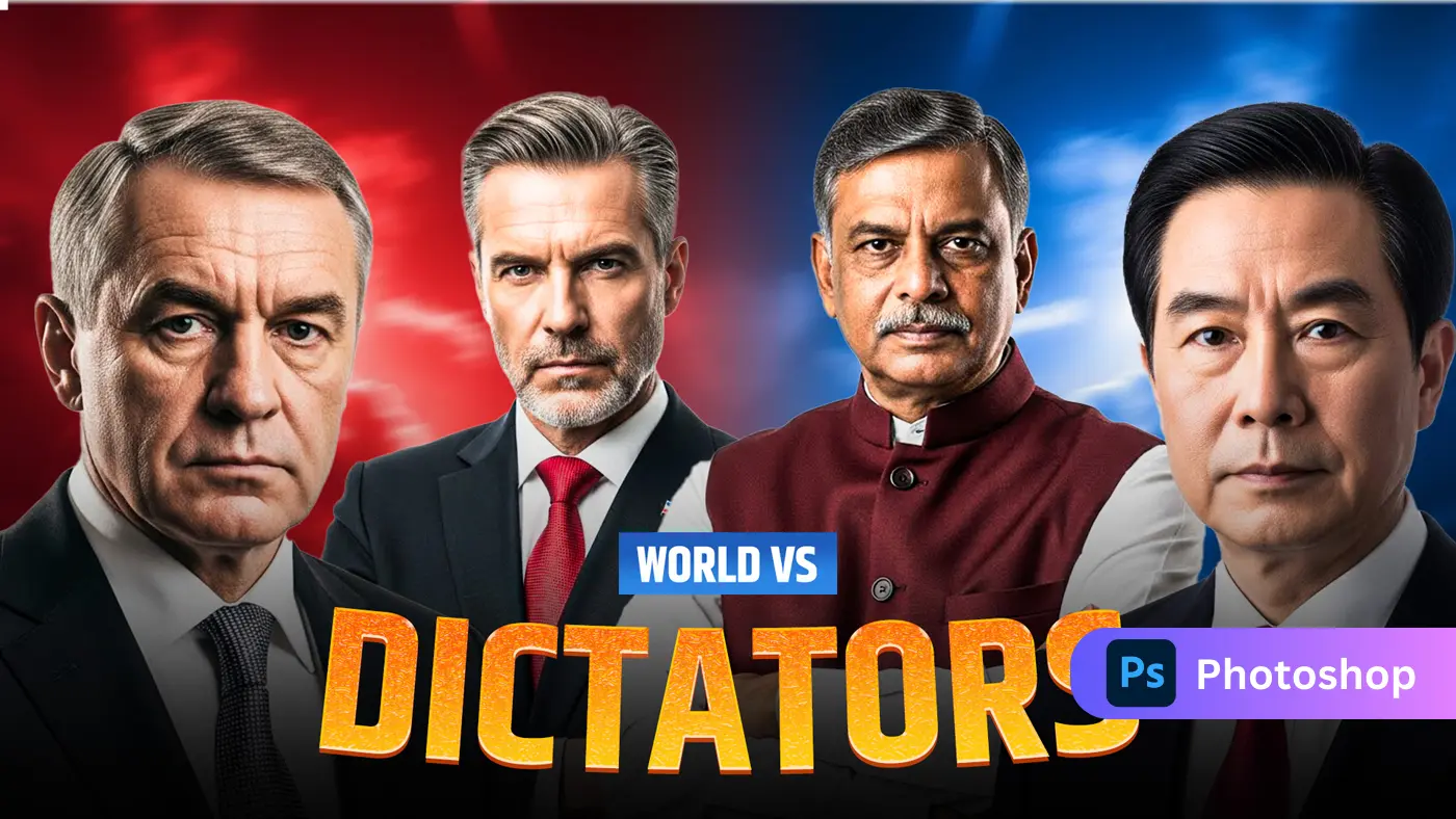 Political Debate Thumbnail Template