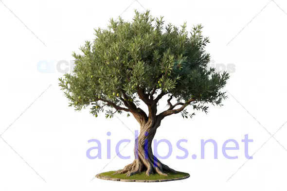 Realistic 3D Olive Tree Model