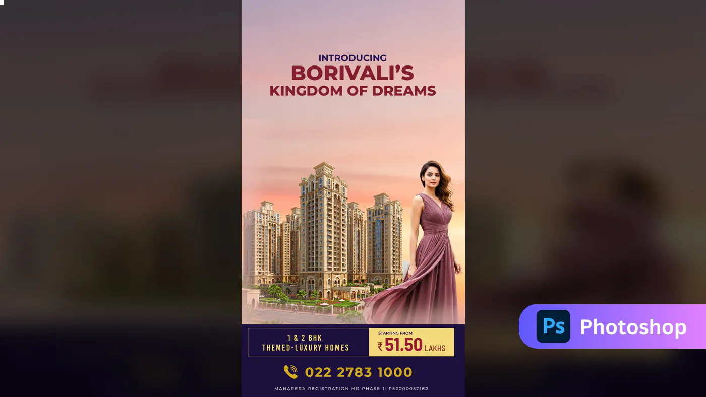 Luxury Residential Complex Advertisement Template