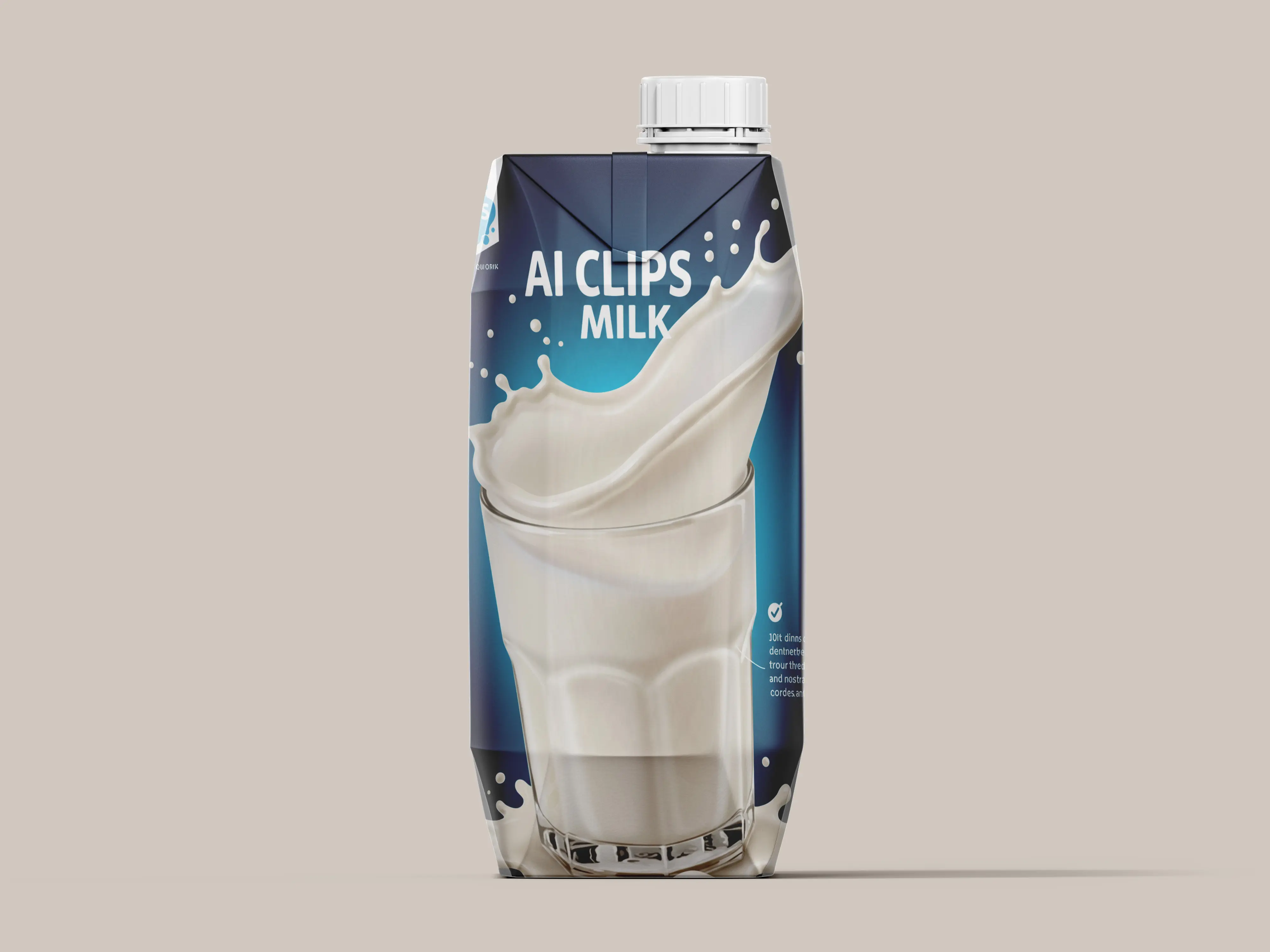 Milk  Packaging Mockup