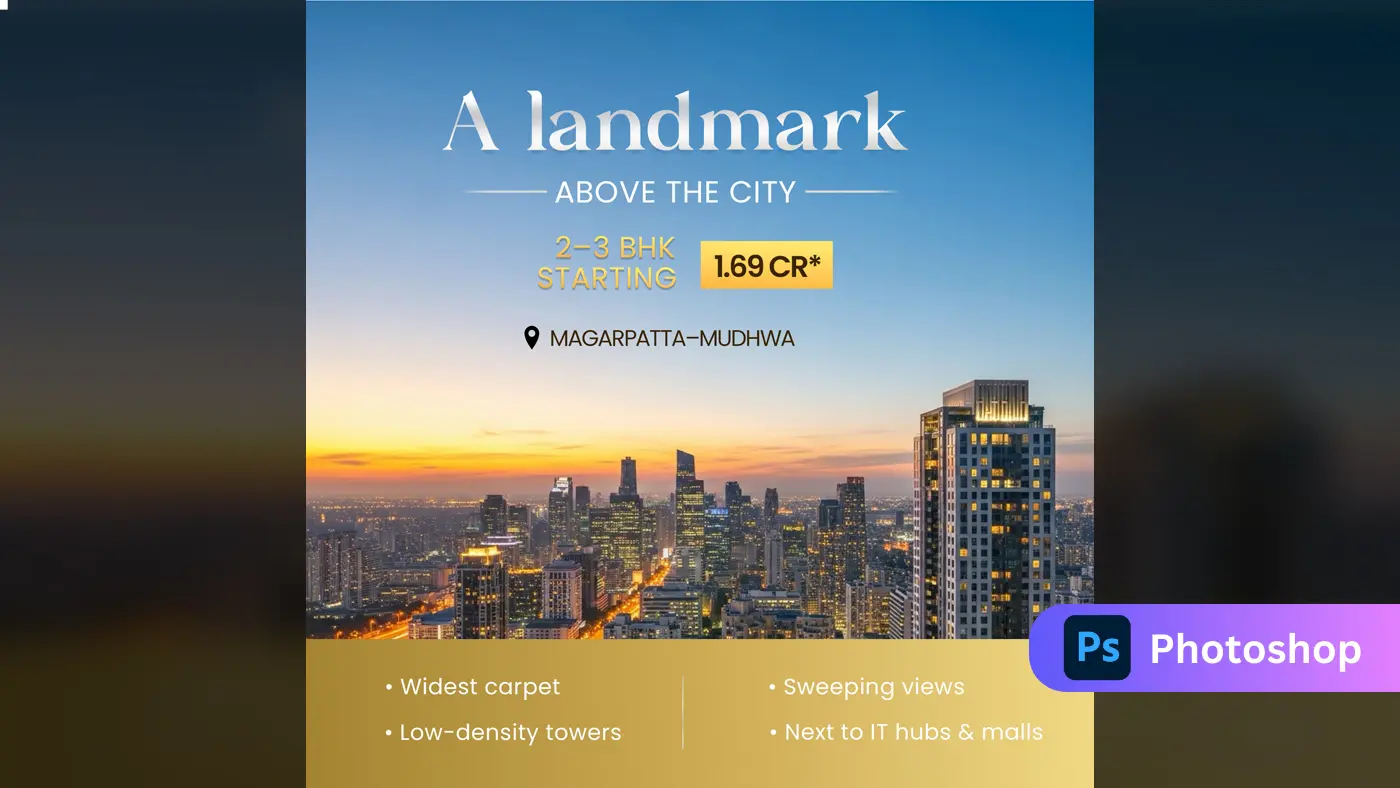 Premium Property Ad Social Media Post