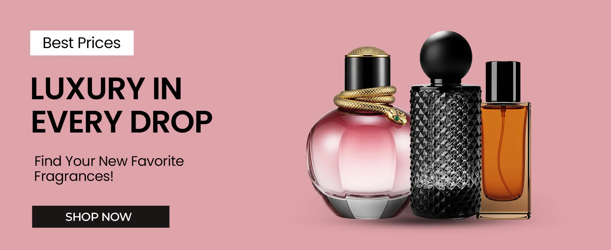 Luxury Perfume Sale Web Banner Template