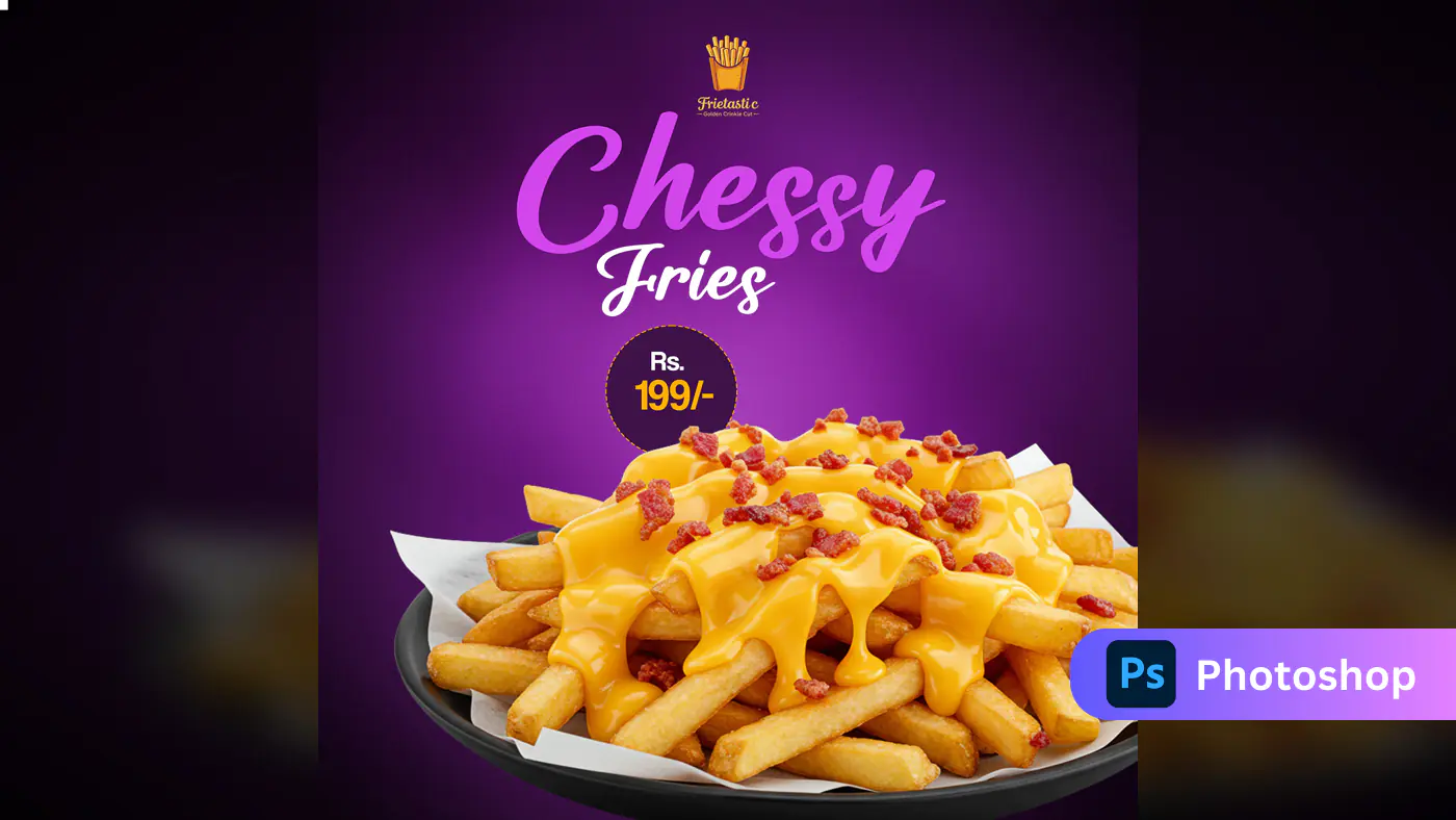 Cheesy Fries Promo Template
