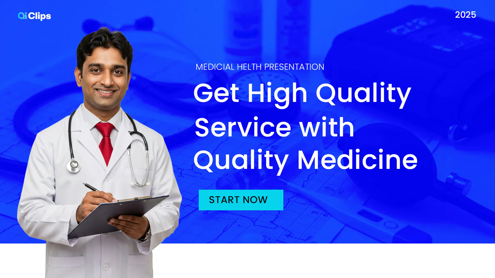Medical Health Presentation Banner Template