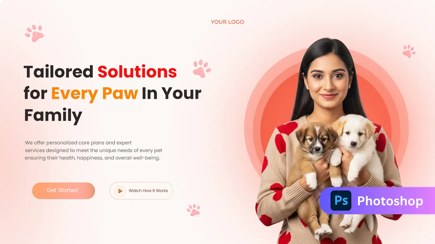 Comprehensive Pet Care Ad Template