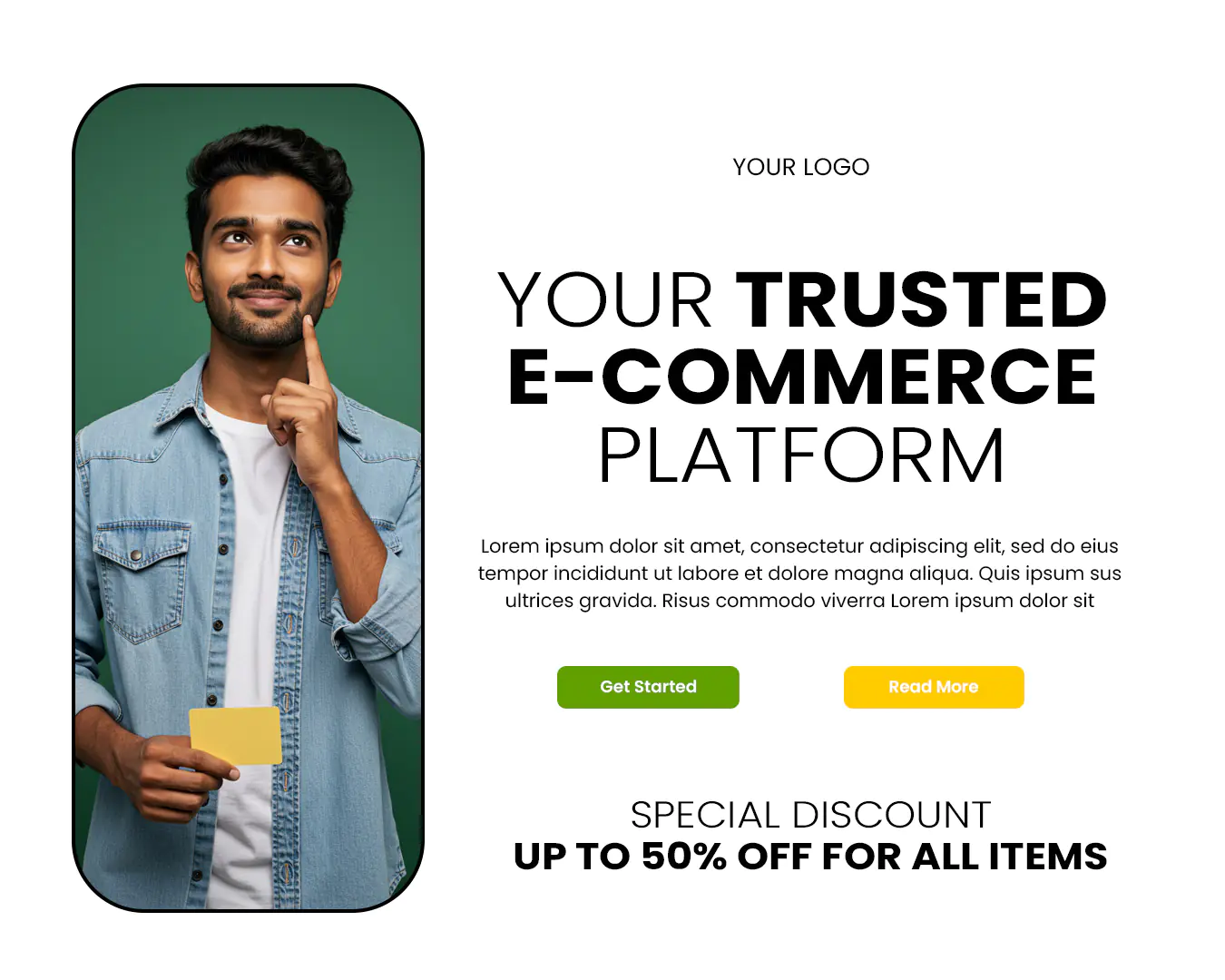 E-Commerce Platform Promotion Template