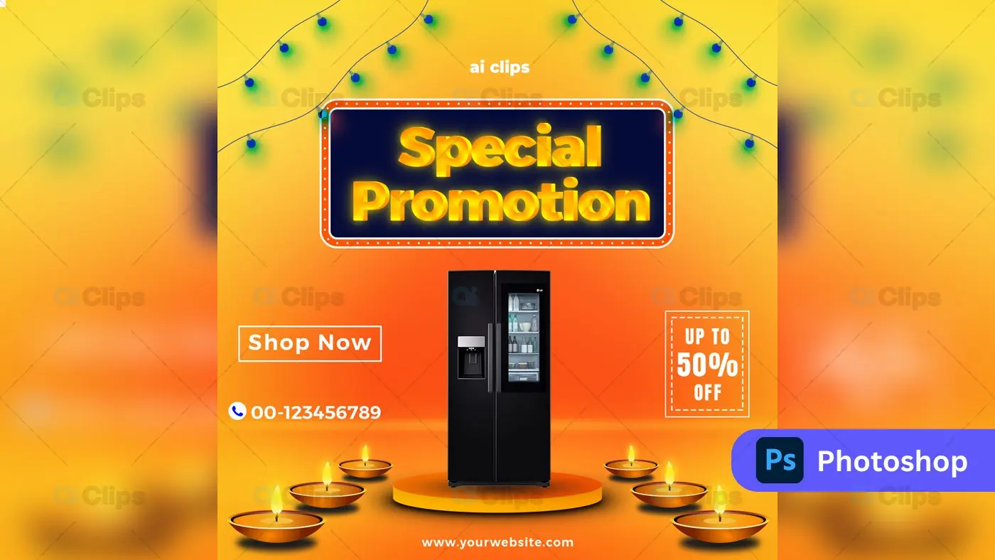 Special AD Promotion Sale Banner